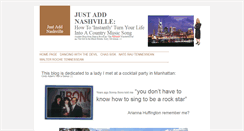 Desktop Screenshot of justaddnashville.com