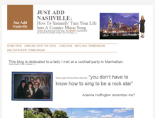 Tablet Screenshot of justaddnashville.com